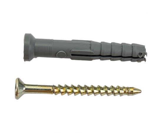Дюбель-гвоздь Tech-Krep 6x40 мм, потайная манжета, полипропилен, 500 шт. 154273 – изображение 4