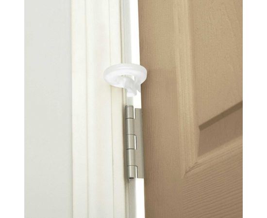 Подкова: блокиратор дверей, стоппер для двери, ограничитель для двери/окна Baby Safety силиконовый 2шт. белые 4670006470525 – изображение 4