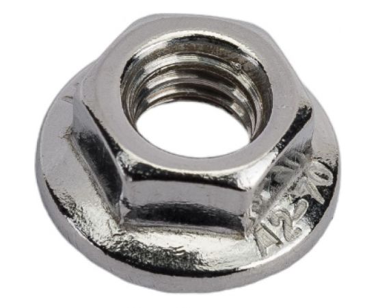 Нержавеющая гайка с фланцем KREPFIELD М5, DIN 6923, А2, с зазубринами, шестигранная, 30 шт. 6923А2ГАЙКАМ5-30 – изображение 4