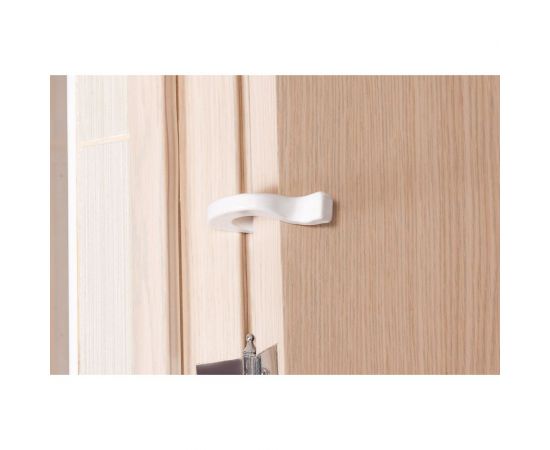 Подкова: блокиратор дверей, стоппер для двери, ограничитель для двери/окна Baby Safety силиконовый 2шт. белые 4670006470525 – изображение 5