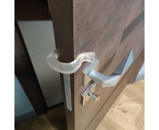 Подкова: блокиратор дверей, стоппер для двери, ограничитель для двери/окна Baby Safety силиконовый 2шт. прозрачные 4670006471638 – изображение 5