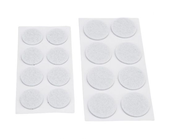 Накладки-протекторы для мебели Рыжий кот самоклеящиеся, белый, набор 45 шт. 105201 – изображение 6