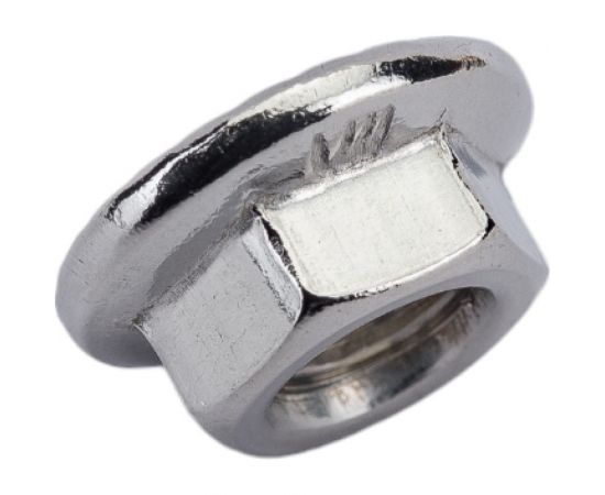 Нержавеющая гайка с фланцем KREPFIELD М5, DIN 6923, А2, с зазубринами, шестигранная, 30 шт. 6923А2ГАЙКАМ5-30 – изображение 6