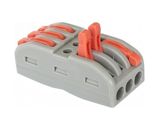 Универсальная клемма General Lighting Systems GTER5-03 монтажная, 3-проводная, двусторонняя 800485 