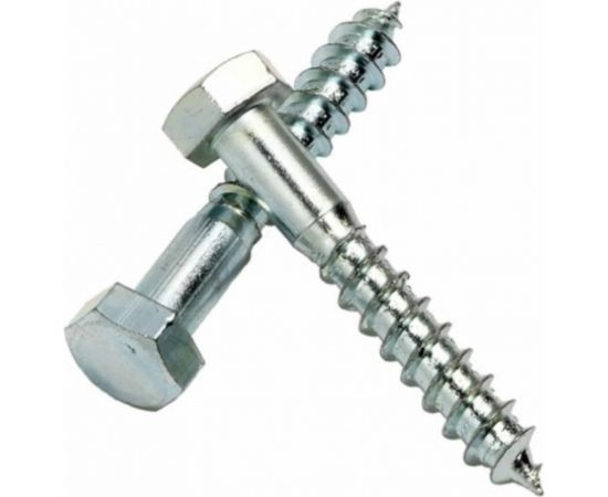 Шуруп с шестигранной головкой крепежная техника 10x180 20 шт. 497158 БК 