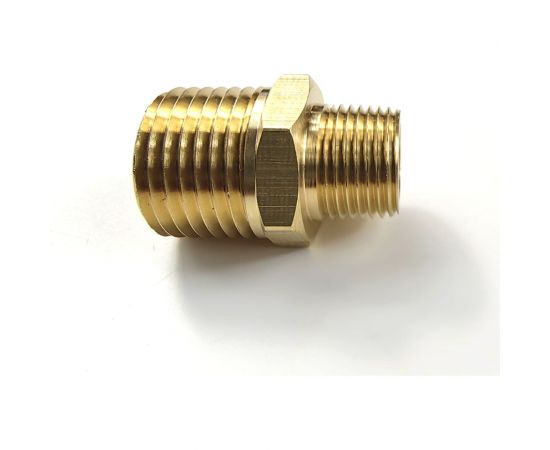 Ниппель латунный переходной пневмо 1/2"НР - 3/8"НР Профитт 9276287 