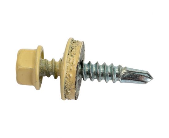 Самосверлящий винт HARDWEX ТМ HWX4-W-P7-4.8x25 мм, св.№3, RAL 1014, 250 шт. 5190000001376 