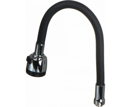 Гибкий излив с лейкой MELODIA 2 режима, черный 49 мм 34393 