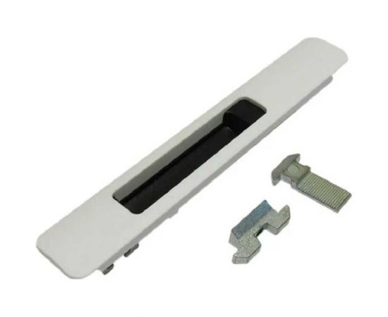 Защелка для балконного остекления ПВХ KOMFORT москитные системы Provedal белая, 1 шт. ЗББ02905 