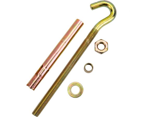 Анкер с крюком КРЕП-КОМП м10, 12х130, 3 шт. акр12130мф 