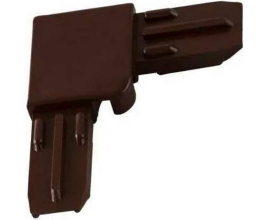 Фигурный уголок для москитной сетки KOMFORT Москитные системы коричневый УС00747 