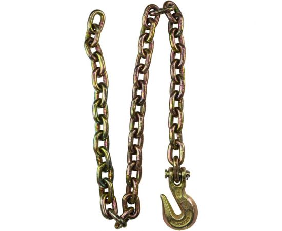 Тяговая цепь с крюком для слесарных работ WIEDERKRAFT 1,3 м 6 т WDK-0301 