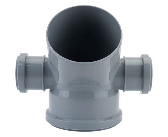 Отвод Политэк 110х45 градусов, с выходом 50, левый+правый 34521050Л 345111050ЛП 