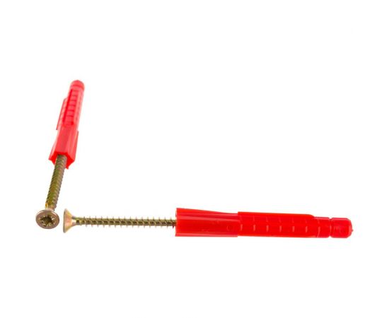 Пакет универсальный дюбель Метизный двор 6х51мм + шуруп 3,5х50мм 15 шт. 4607173902474 