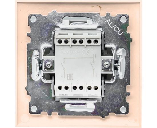 2-клавишный выключатель EKF Валенсия, 10А кремовый PROxima EWV10-023-20 – изображение 2