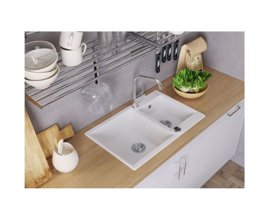 Кухонная мойка Polygran BRIG-772 (№302 Песочный) 621510 – изображение 2