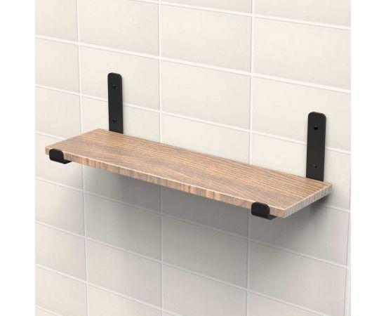 Набор кронштейнов для полки Граф Держалкин 2 шт., 160x130x30 мм, черный GDKR-004-ч – изображение 2