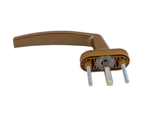 Ручка оконная Tech-Krep Vic, металл, штифт 35 мм, золото 1 шт. пакет 152058 – изображение 2