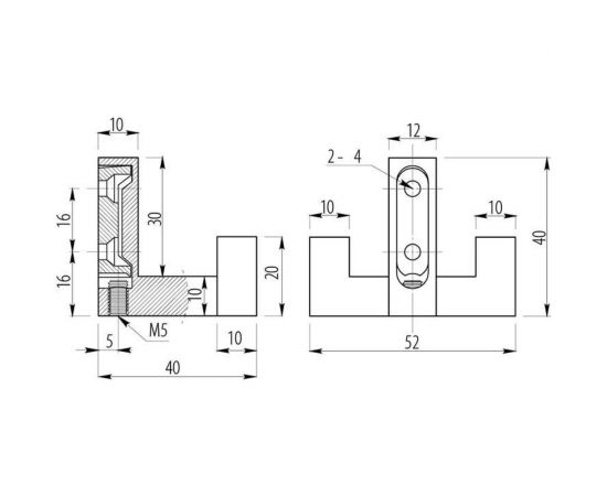 Мебельный крючок GTV хром WZ-K2202-01 – изображение 2