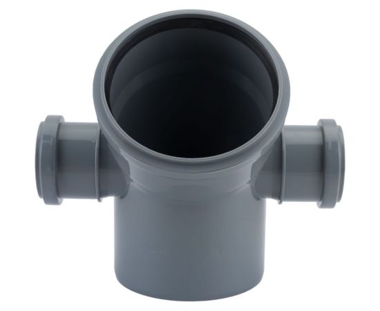 Отвод Политэк 110х45 градусов, с выходом 50, левый+правый 34521050Л 345111050ЛП – изображение 2