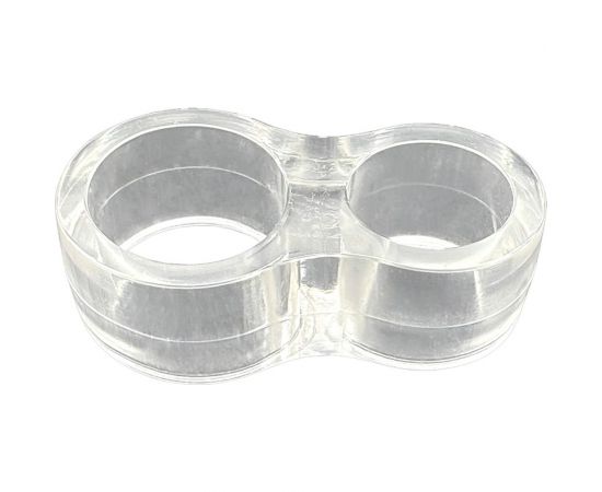 Демпфер ограничитель на ручку двери Baby Safety силиконовый - 4 шт. прозрачный 4670006471522 – изображение 2