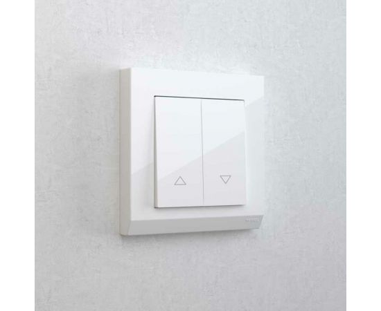 Выключатель жалюзи WERKEL W1124501 белый a051132 – изображение 2