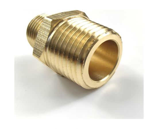 Ниппель латунный переходной пневмо 1/2"НР - 3/8"НР Профитт 9276287 – изображение 2