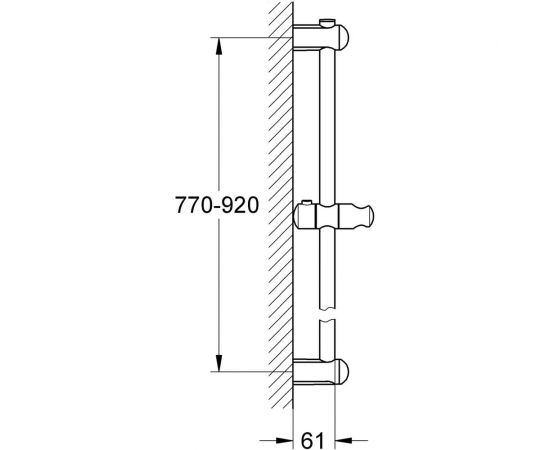 Душевая штанга GROHE Euphoria 900 мм 27500000 – изображение 2