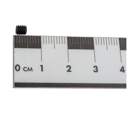 Винт Море-Метизов DIN 913, класс прочности 12.9, оксид, M4x4 мм, 50 шт. VINT9134450M – изображение 3