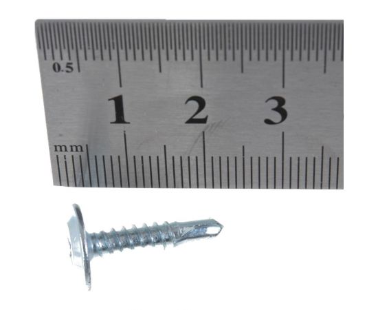 Саморез с прессшайбой HIMTEX для листов металла до 5 мм, с усил. св., PH2, 4,2х19, 1000 шт. 4219МSD – изображение 3