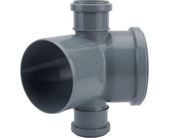 Отвод Политэк 110х45 градусов, с выходом 50, левый+правый 34521050Л 345111050ЛП – изображение 3