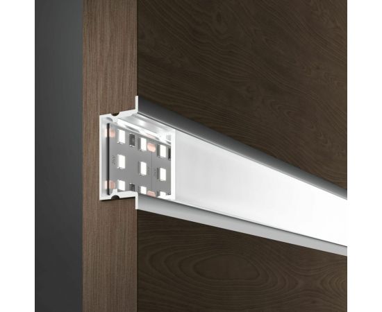 Встраиваемый алюминиевый профиль Elektrostandard для трехрядной LED ленты (под ленту до 18,5mm) LL-2-ALP019 белый a062732 – изображение 3