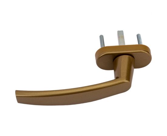 Ручка оконная Tech-Krep Vic, металл, штифт 35 мм, золото 1 шт. пакет 152058 – изображение 3