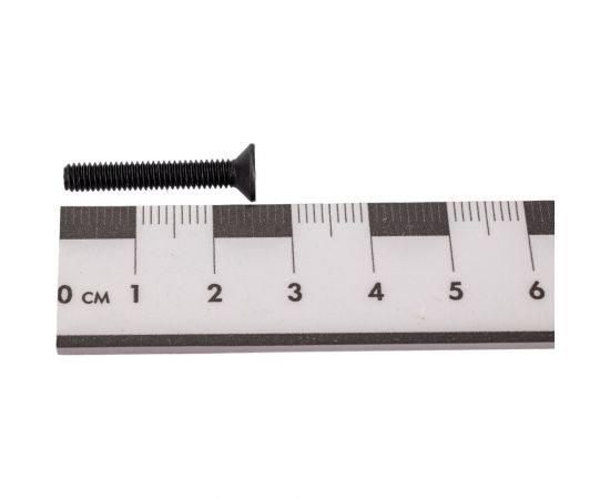 Винт Море-Метизов DIN 7991, кл.пр. 10.9, оксид, M4x25 мм, 25 шт. VINT799142525M – изображение 4