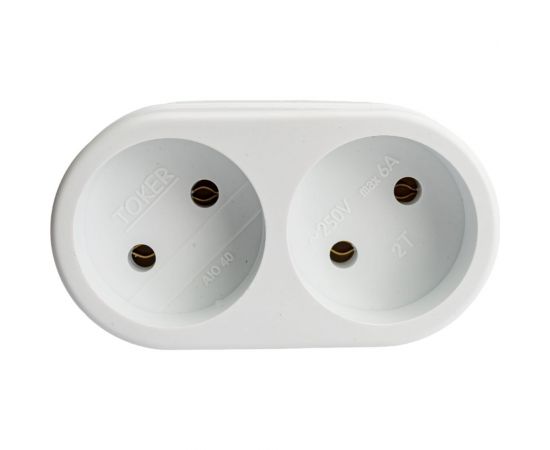 Сетевой разветвитель Perfeo RU POWER 2 гнезда, 6А, без заземления 30015491 – изображение 4