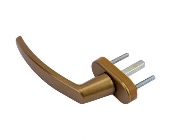 Ручка оконная Tech-Krep Vic, металл, штифт 35 мм, золото 1 шт. пакет 152058 – изображение 4