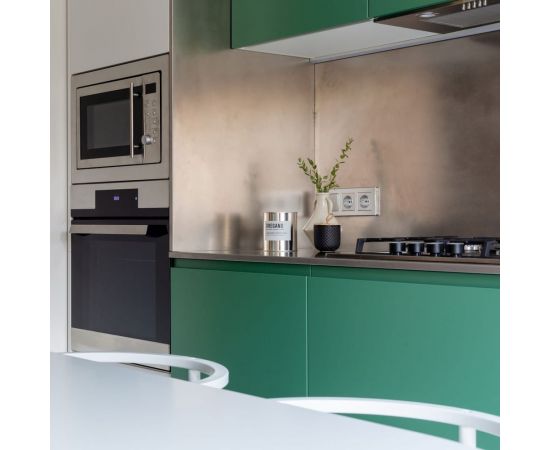 Одноклавишный выключатель WERKEL серебряный рифленый a051358 – изображение 5