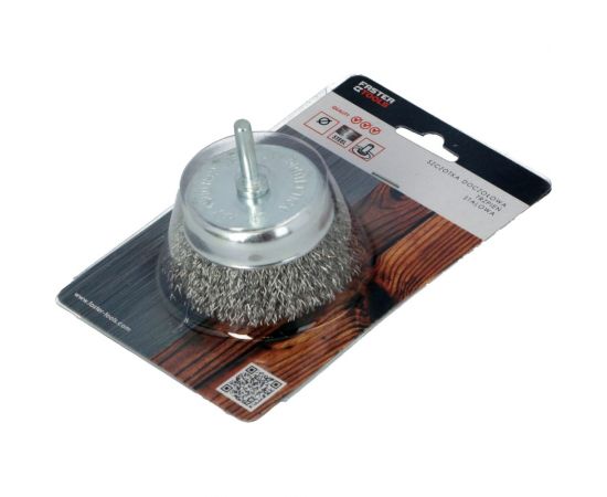 Щетка чашечная 100х25 мм, с хвостовиком, сталь FASTER TOOLS 3503 – изображение 6