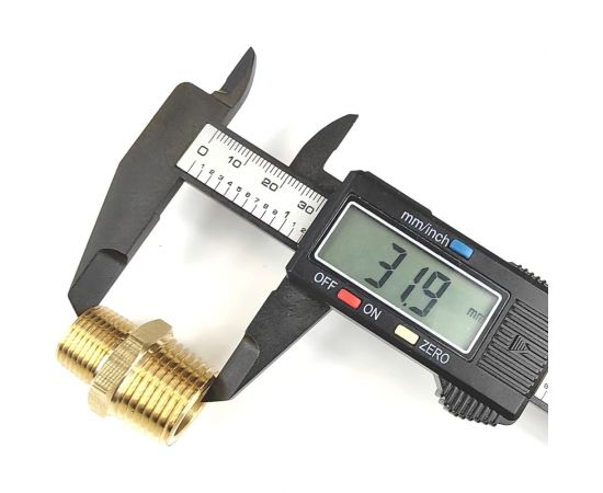 Ниппель латунный переходной пневмо 1/2"НР - 3/8"НР Профитт 9276287 – изображение 6