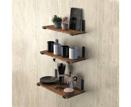 Набор кронштейнов для полки Граф Держалкин 2 шт., 160x130x30 мм, черный GDKR-004-ч – изображение 7