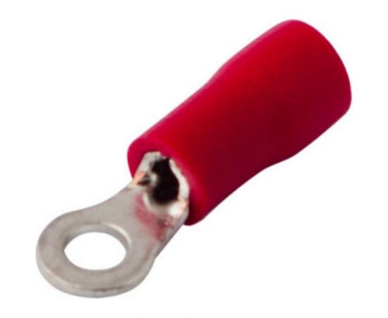 Кольцевой изолированный наконечник REXANT d 3,2 мм 0,5-1,5 мм2 НКи 1.5-3 красный 100 шт 08-0011 