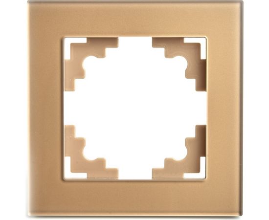1-местная рамка STEKKER GFR00-7001-08, серия Катрин, золото 49032 