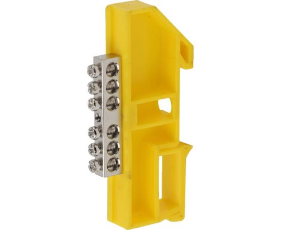 Шина ЭРА PE NO-222-90-1 Земля на на DIN-изол ШНИ-6x9-6 никелированная Д-Желтый, Б0044139 