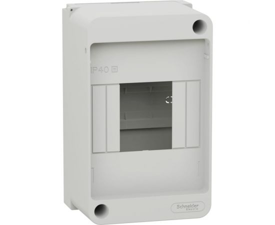 Навесной бокс Schneider Electric Easy9 XS без дверцы, 4 модуля SE EZ9EAA104 