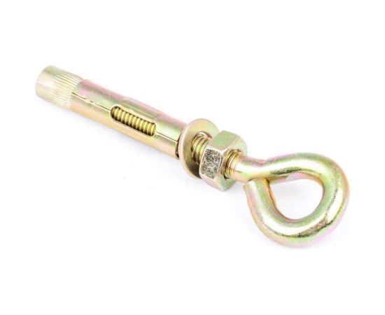 Анкерный болт с кольцом Стройбат 10x60 цинк 8 шт 307940 