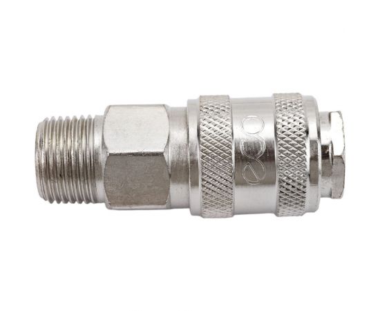 Разъемное соединение быстросъем мама - наружная резьба G3/8, сталь ECO AS-F/MT38 