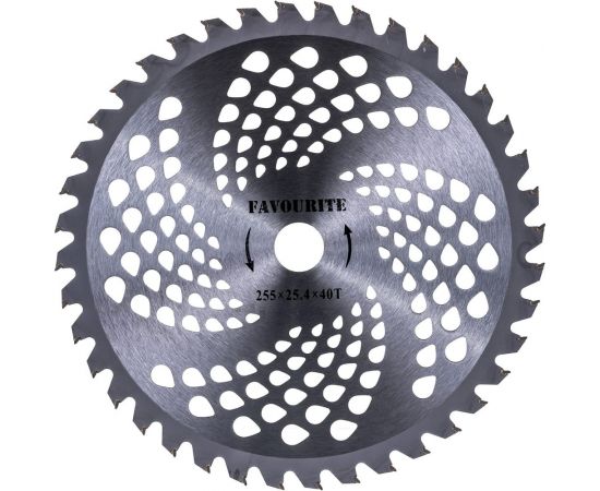 Диск для триммера FAVOURITE 255x25,4x40T FBT 40Zknife 