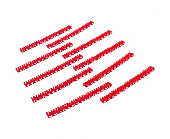 Наборный маркер TDM символ 2, красный, 2,5 мм2, 150 штук SQ0534-0018 