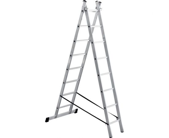 Алюминиевая 2-секционная лестница UFUK 2х8 ступеней 411208 – изображение 2