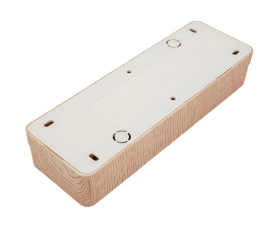 Горизонтальная 4-х местная розетка TDM 2П+3 открытой установки IP20 16A с з/ш сосна Ладога SQ1801-0431 – изображение 2